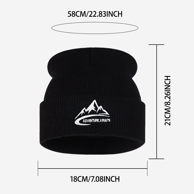 Bonnet en tricot brodé « L'ave - Outdoor Adventure Holidays avis et prix