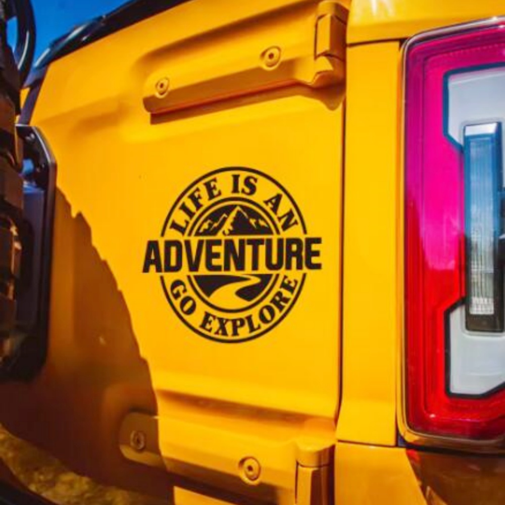 Autocollant extérieur « La vie - Outdoor Adventure Rv avis et prix